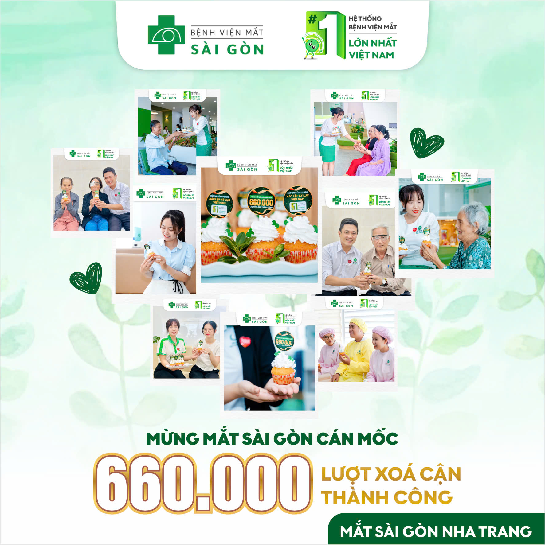 LAN TOẢ NIỀM VUI CÙNG MẮT SÀI GÒN – ĐÓN NHẬN KỈ LỤC VIỆT NAM & CỘT MỐC 660K LƯỢT XOÁ CẬN THÀNH CÔNG