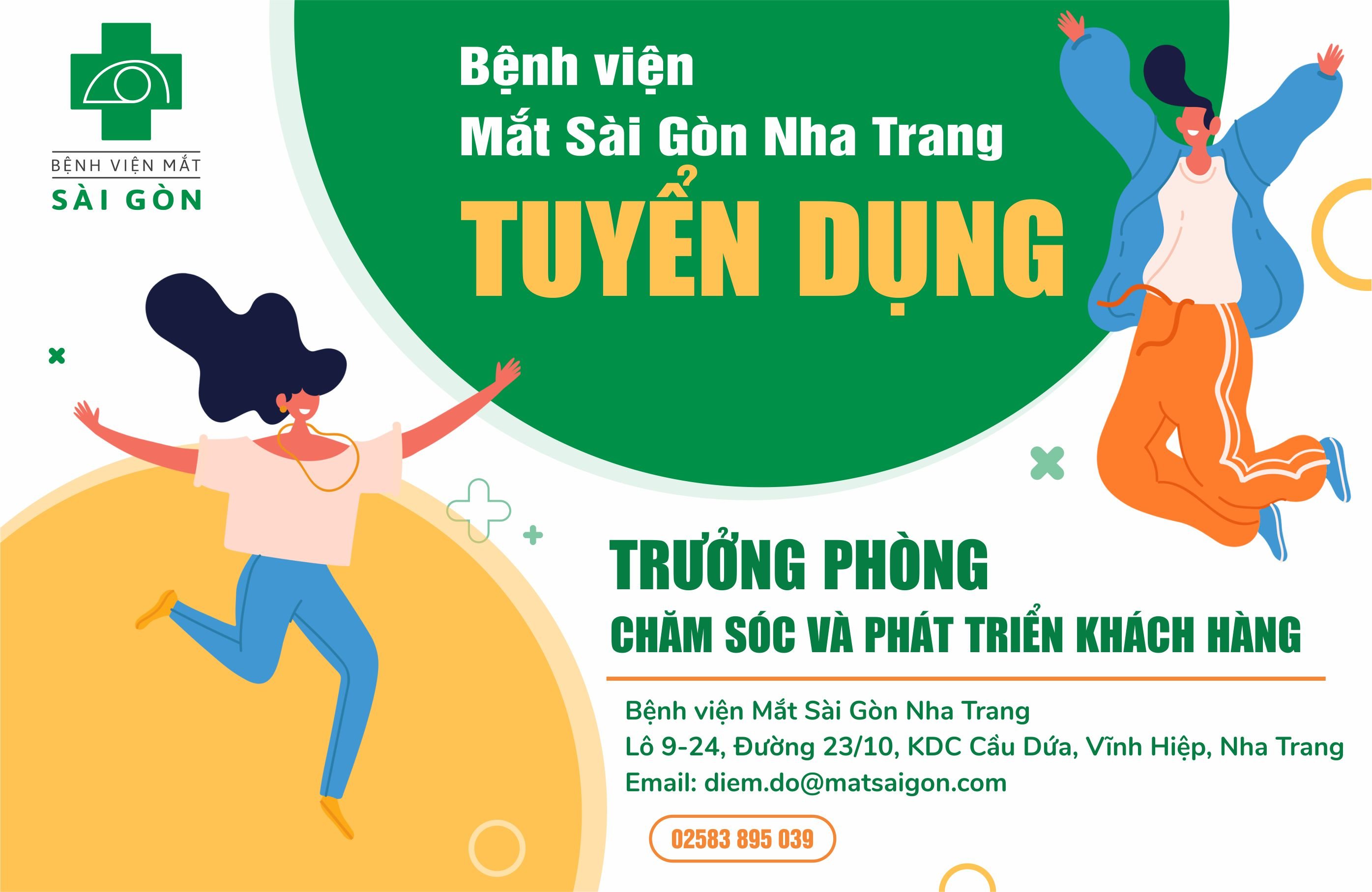 TUYỂN DỤNG TRƯỞNG PHÒNG CS&PTKH