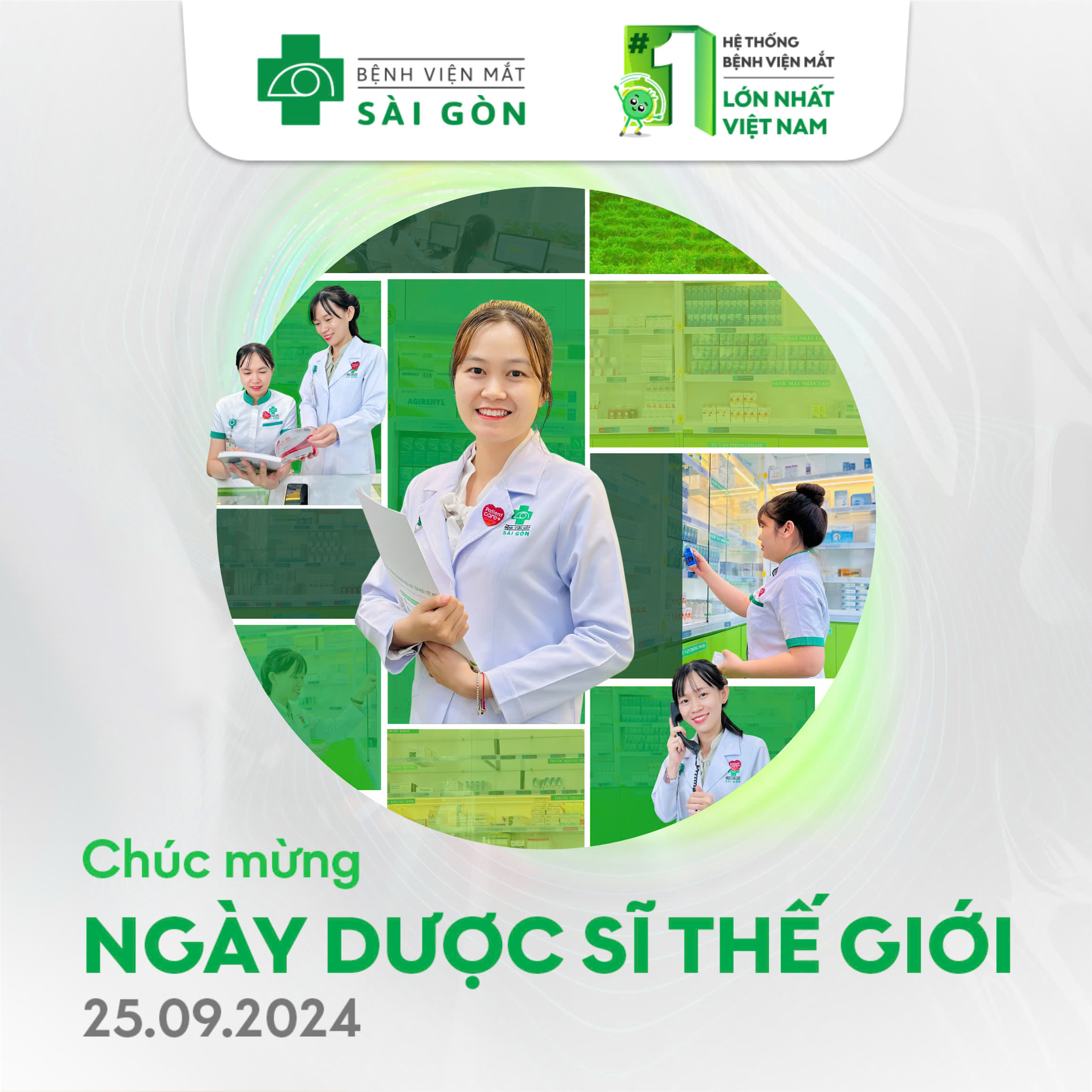 CHÚC MỪNG NGÀY DƯỢC SĨ THẾ GIỚI 25/09/2024