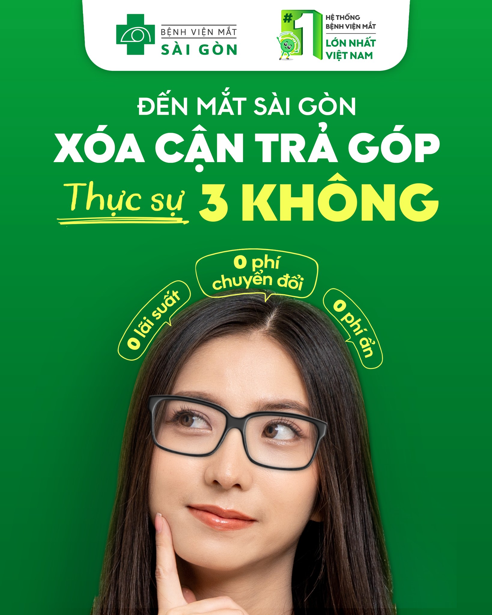 Xóa cận trả góp tại Mắt Sài Gòn Nha Trang 