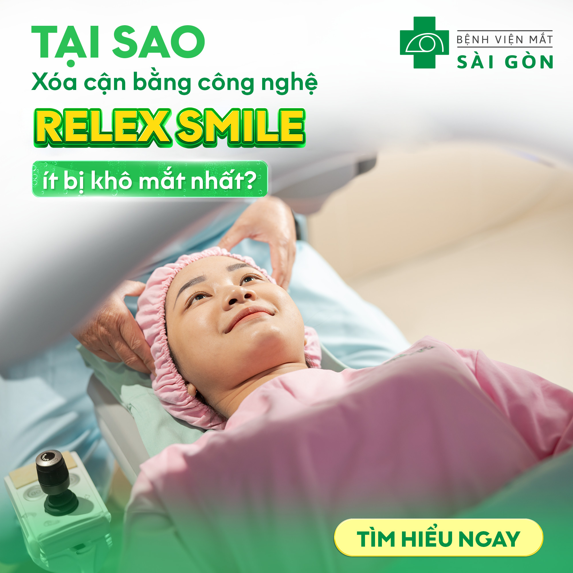 Tại sao phẫu thuật khúc xạ công nghệ ReLEx SMILE ít khô mắt nhất? 