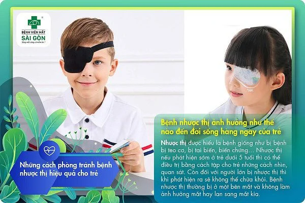 Bệnh nhược thị ảnh hưởng như thế nào đến đời sống hàng ngày của trẻ